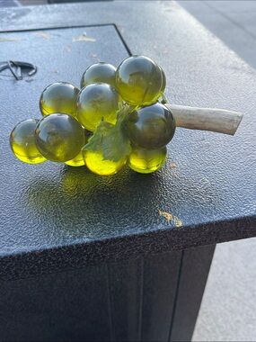 Midcentury lucite Italian grape cluster